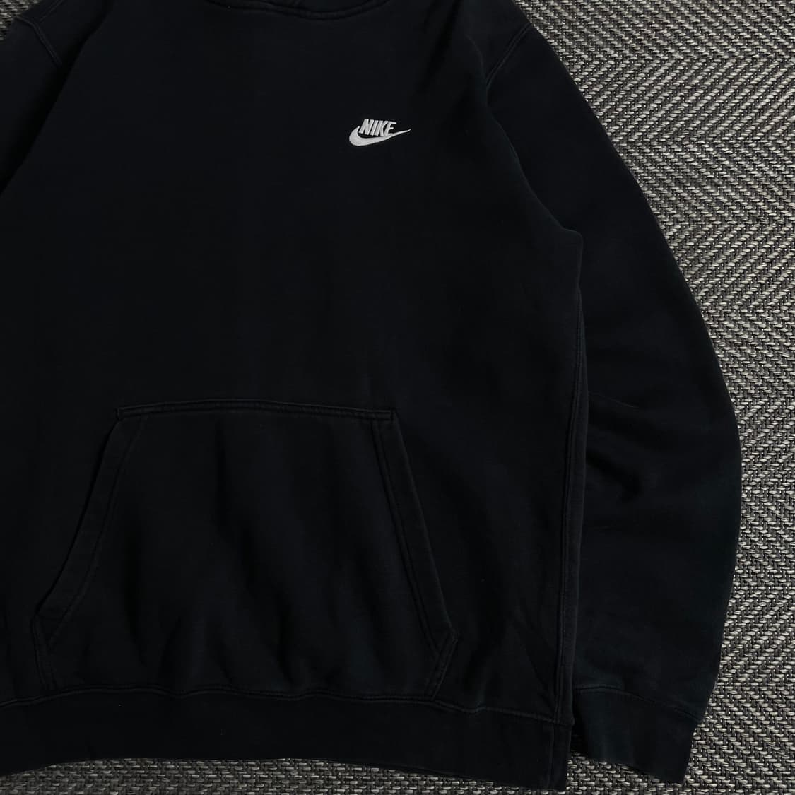 나이키 스우시로고 후드 티셔츠 블랙y 3687 상품이미지3
