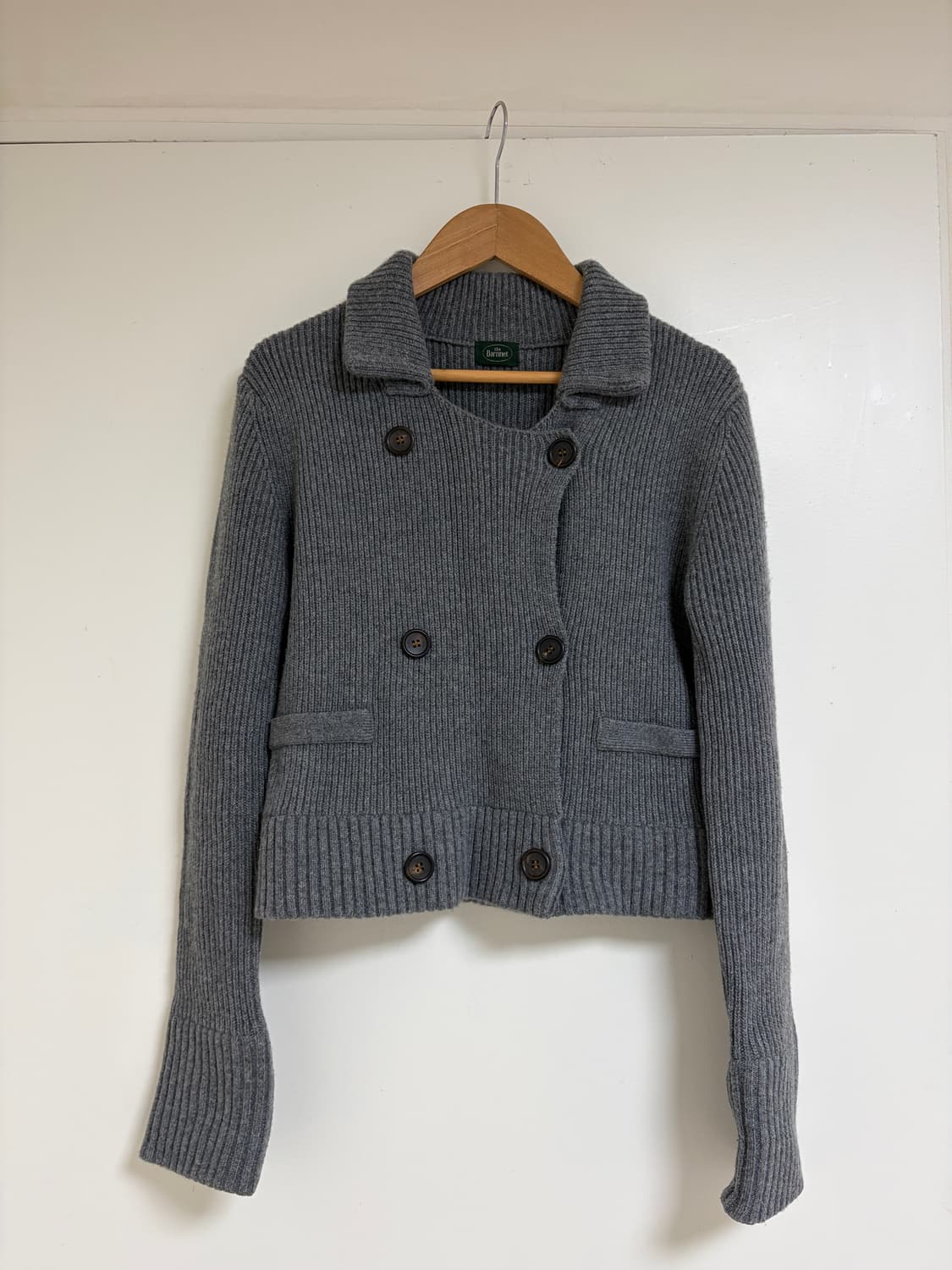 더바넷 Grey Charlotte Double knit cardigan 상품이미지2