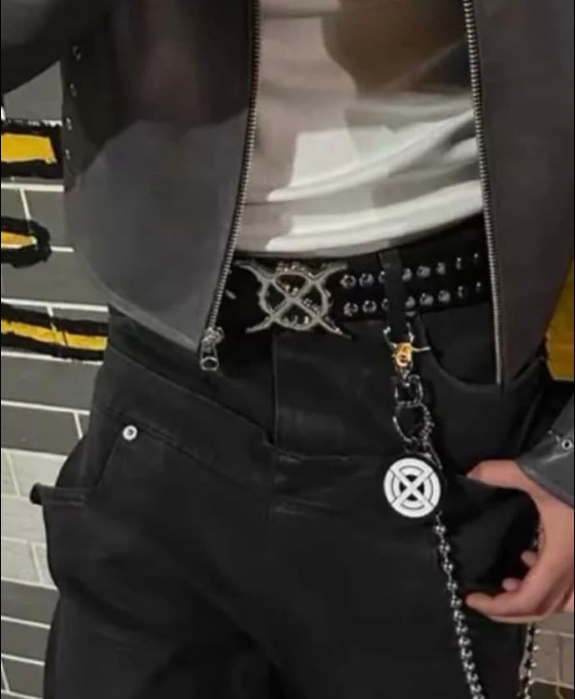 X logo 메탈 벨트 상품이미지1