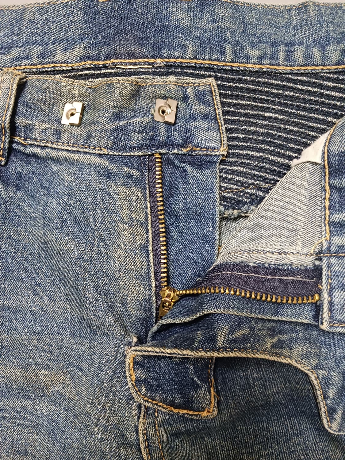 [34] 발망 빈티지워싱 바이커진 청바지 상품이미지6