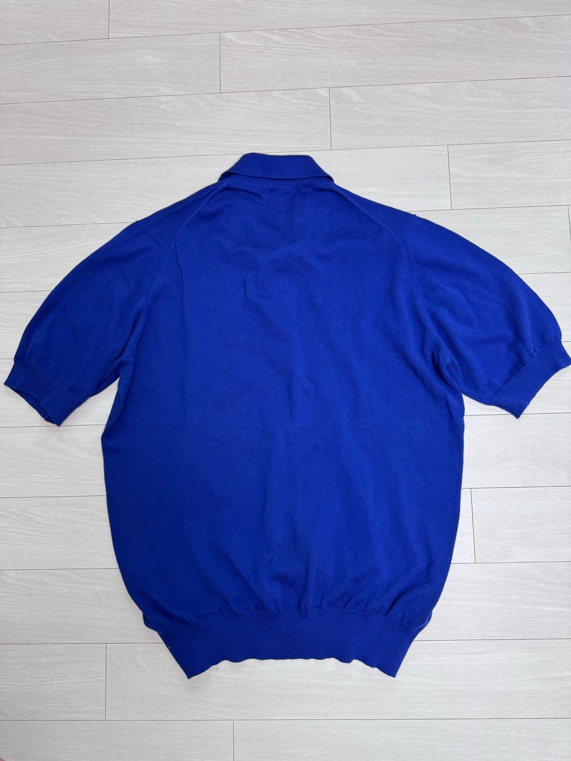 윌리엄로키 반팔 니트 블루 (택달린 새상품) 상품이미지6