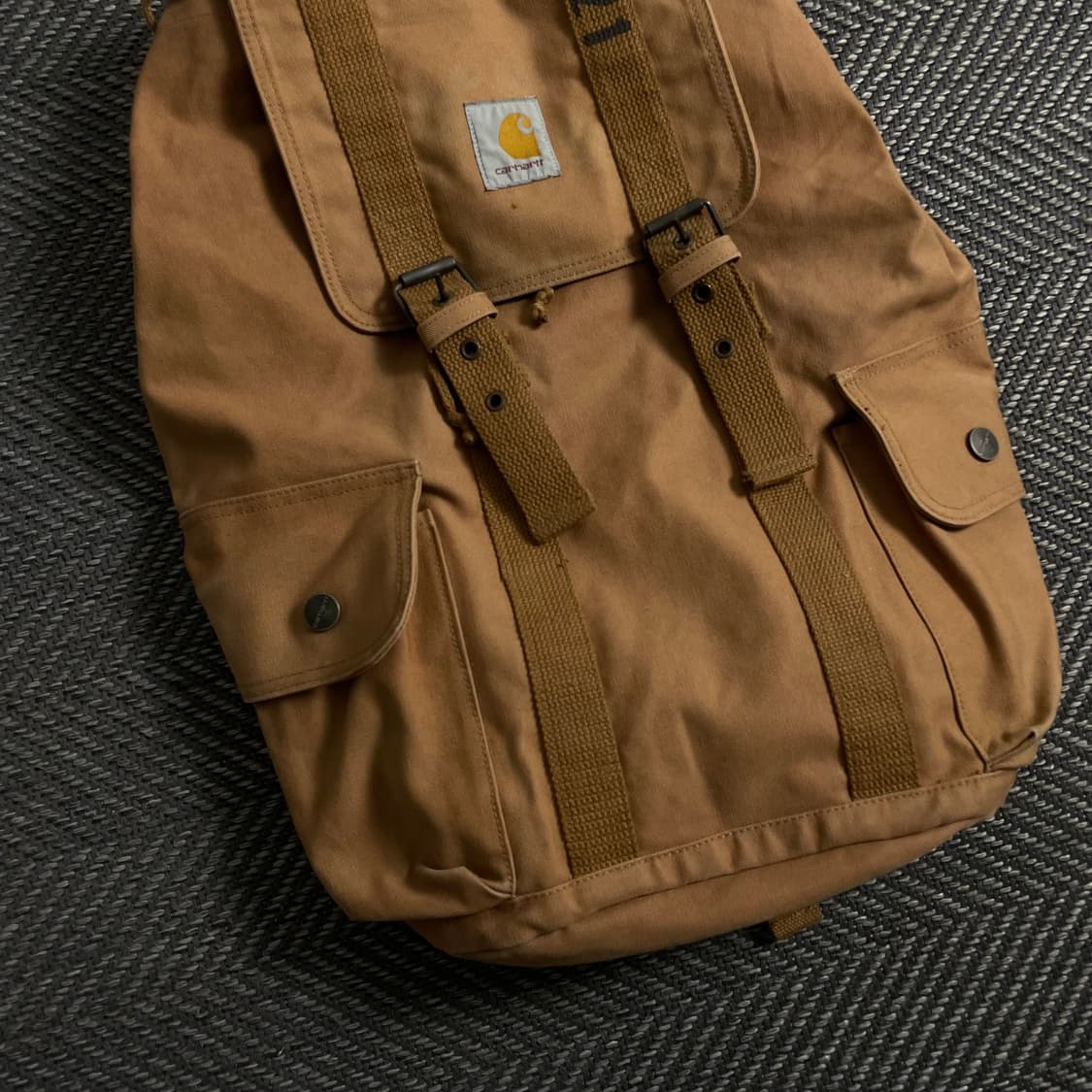 90s 칼하트 USA 오리지날 트램프 캔버스 백팩o 3885 상품이미지2