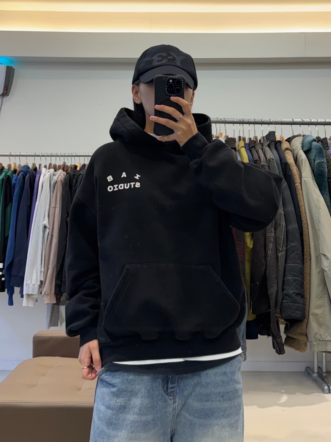 아이앱스튜디오 후드 블랙 상품이미지5