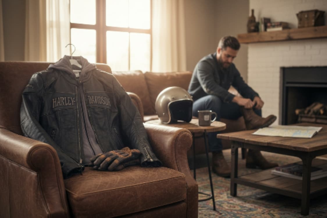 Harley-Davidson 여성용 레더 자켓 (정품) / S 상품이미지5