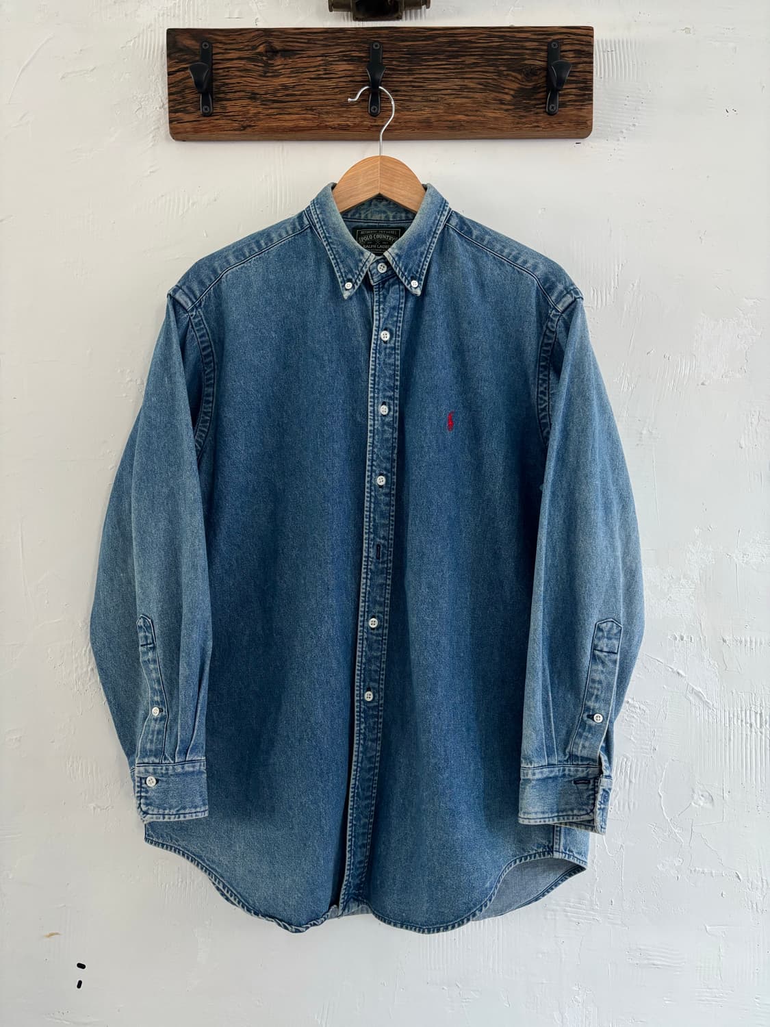 Polo 폴로 컨트리 랄프로렌 90s 데님 셔츠 상품이미지3