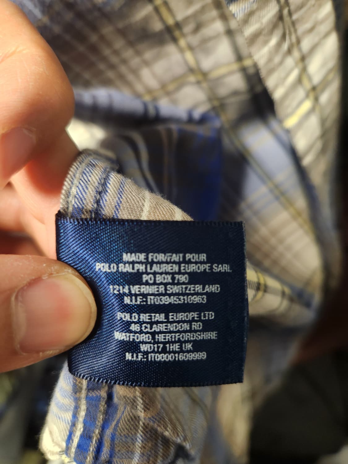 폴로 랄프로렌 체크 셔츠 남방 여성L(S정도) 상품이미지3