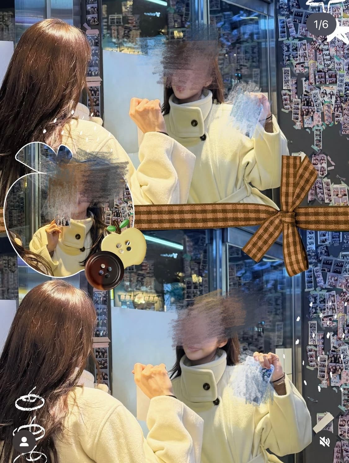 에그카 eggka 하이넥 벨트 단추 하프코트 벨트 장식이 있는 우아한 울 상품이미지5