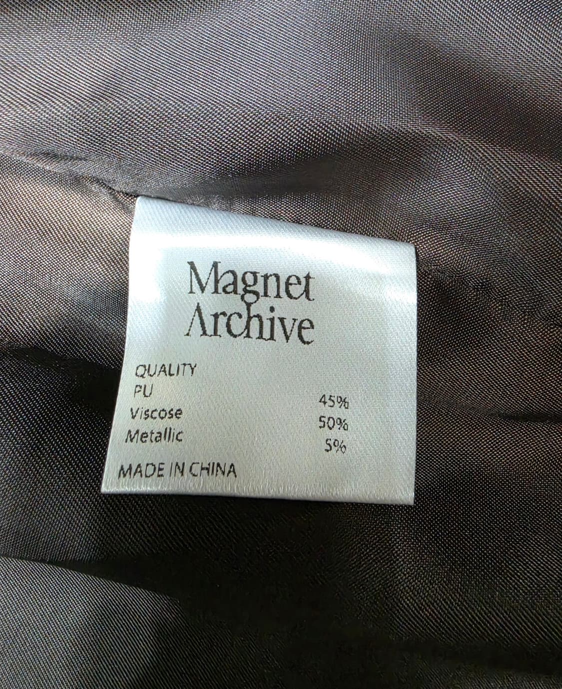 마그넷 아카이브 오버핏 미니멀무드 비건 레더 자켓 가죽 자켓 브라운 상품이미지10