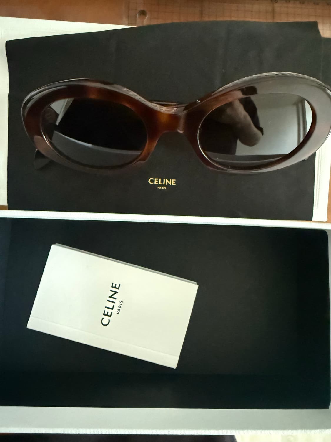 셀린느 트리오페 트리옹프 선글라스 블론드 하바나 상품이미지6