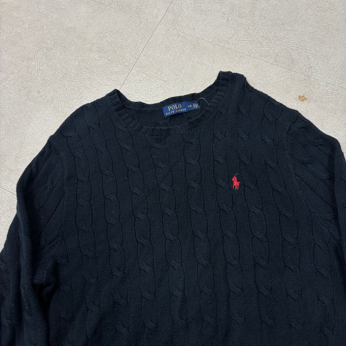 폴로 랄프로렌 케이블 포니 니트 상품이미지2