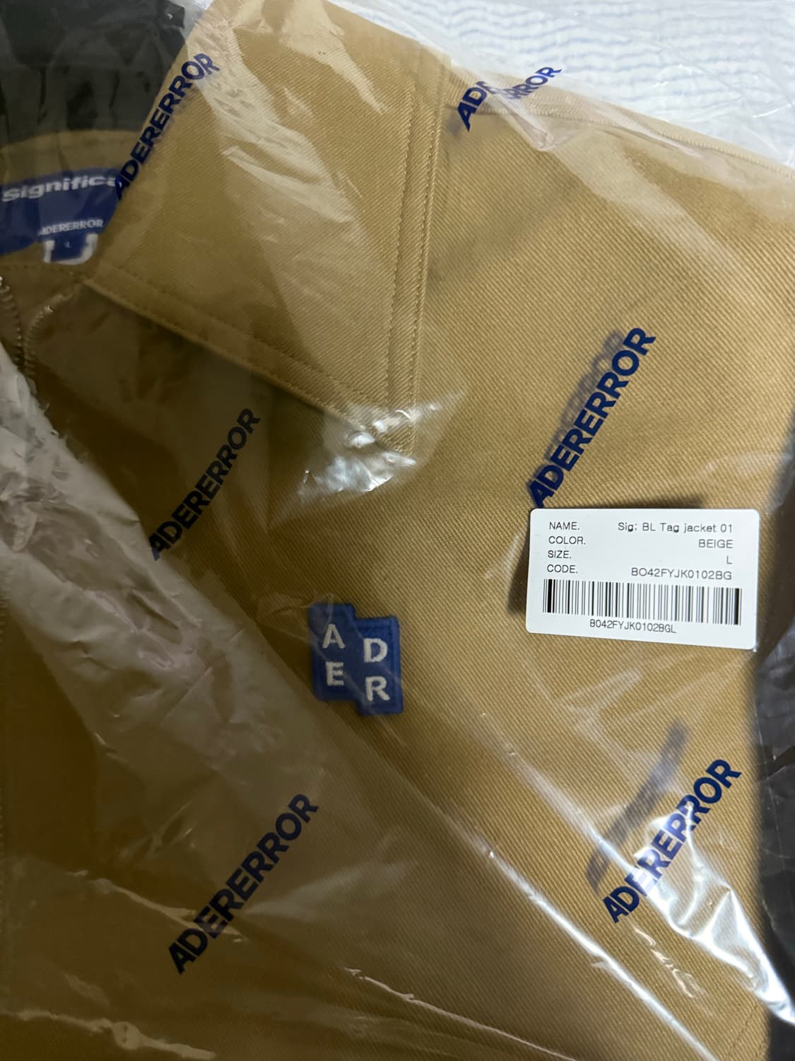 아더에러 시그니피컨트 자켓 베이지 상품이미지2