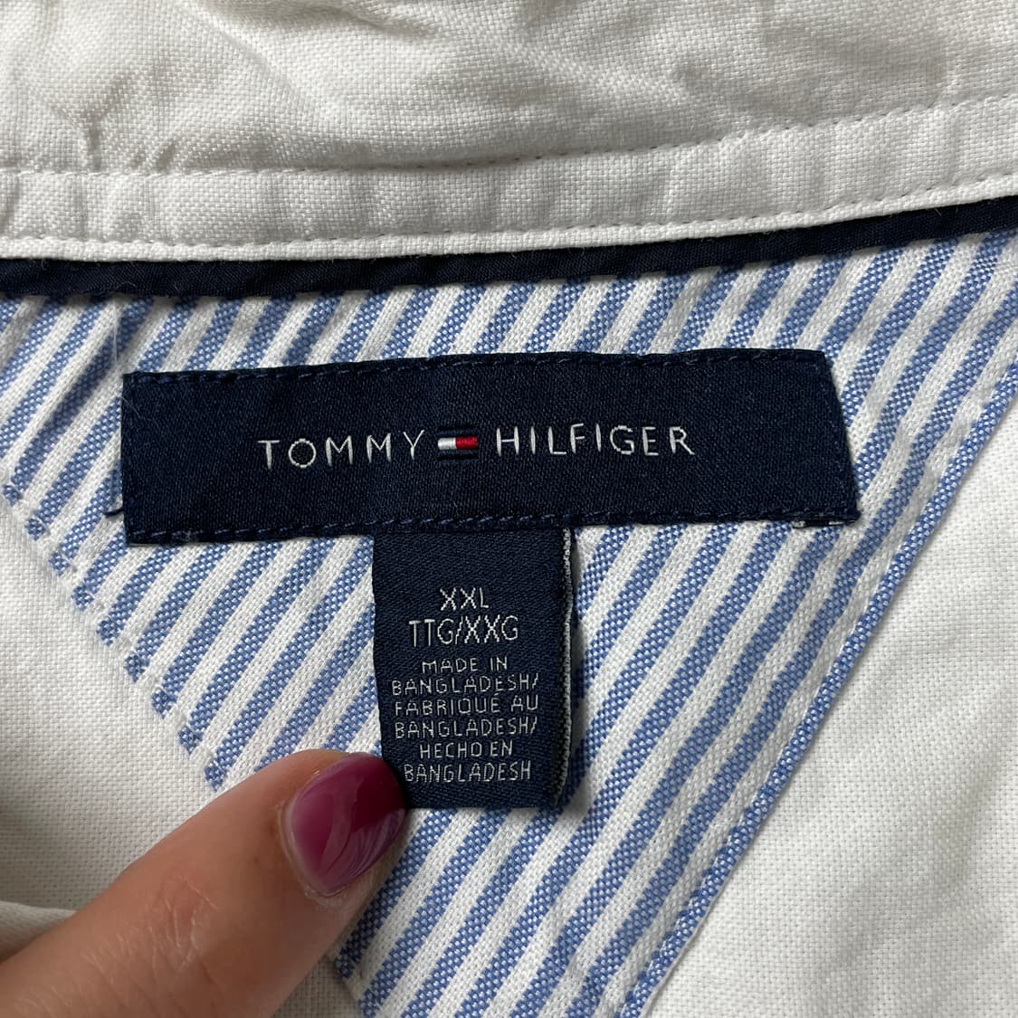 TOMMY HILFIGER 토미힐피거 빈티지 코튼셔츠 A00583 상품이미지10