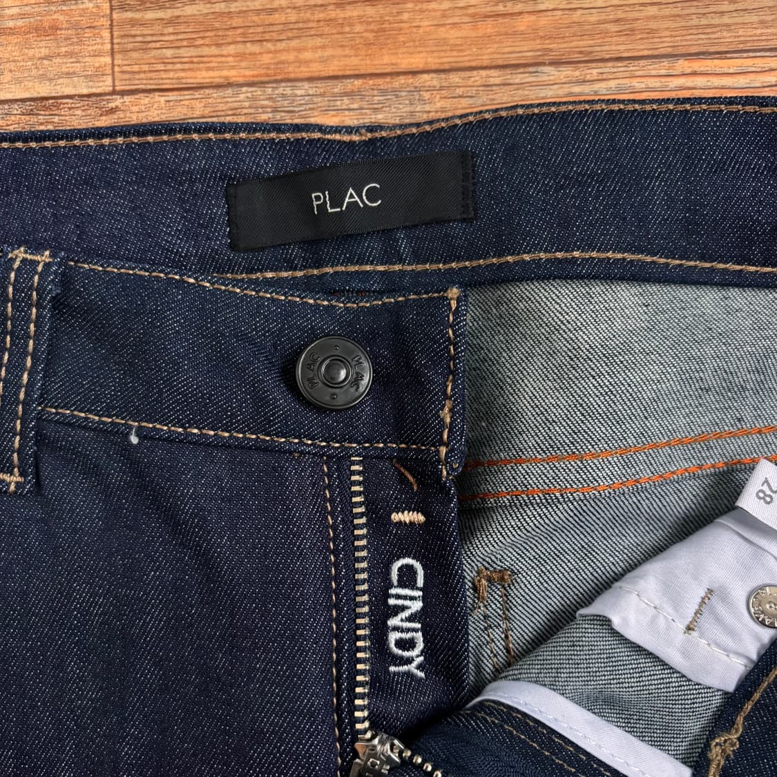 새제품 플랙진 스키니진 27 28 크롭 cindy 슬림 청바지  상품이미지4