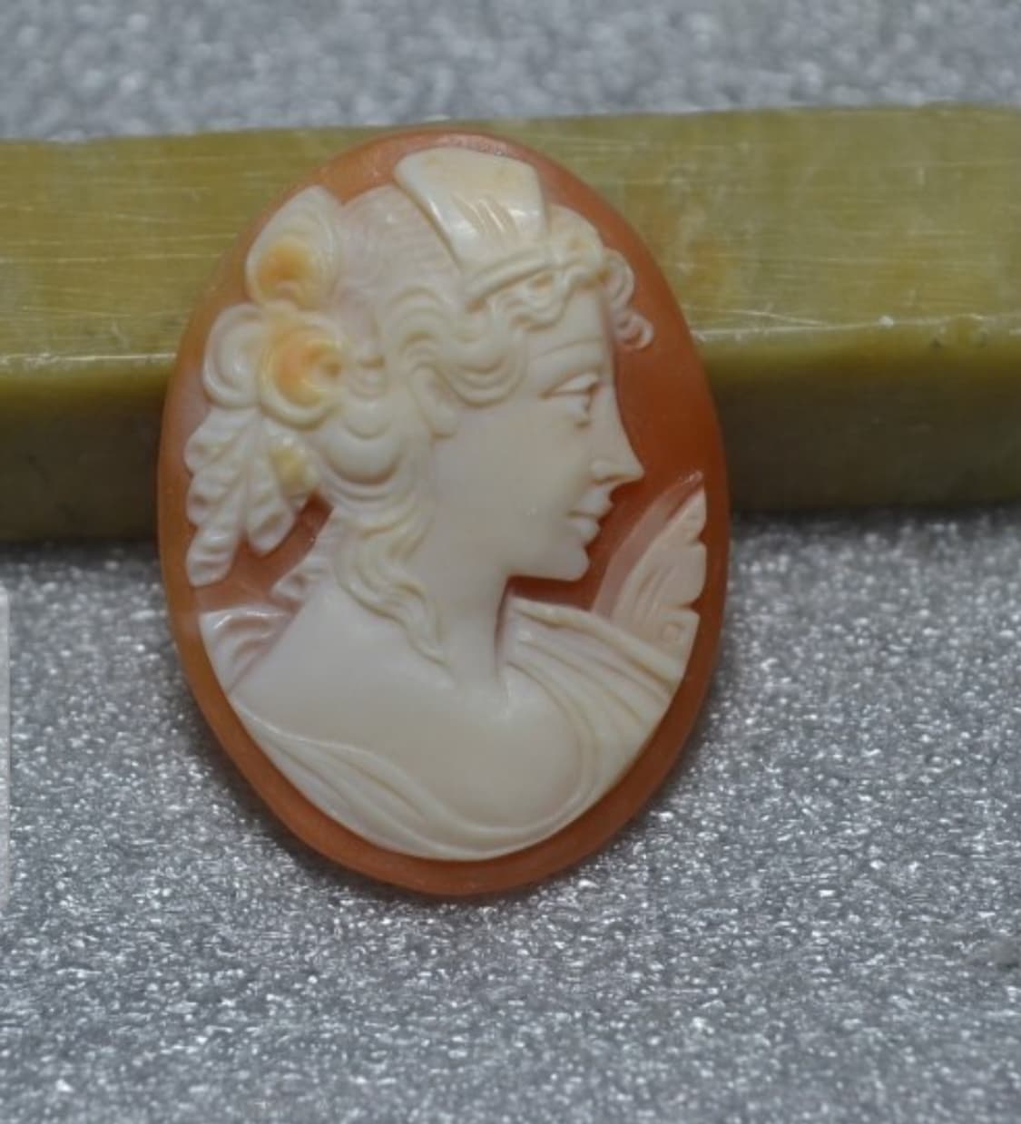 특가세일~진품 쉘 까메오 조각 작품 귀족적인 여인 반지 목걸이 팔찌원석  상품이미지1