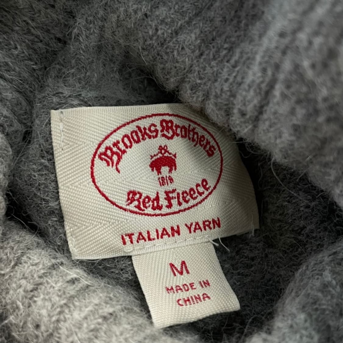 95 브룩스브라더스 목폴라 니트  상품이미지3