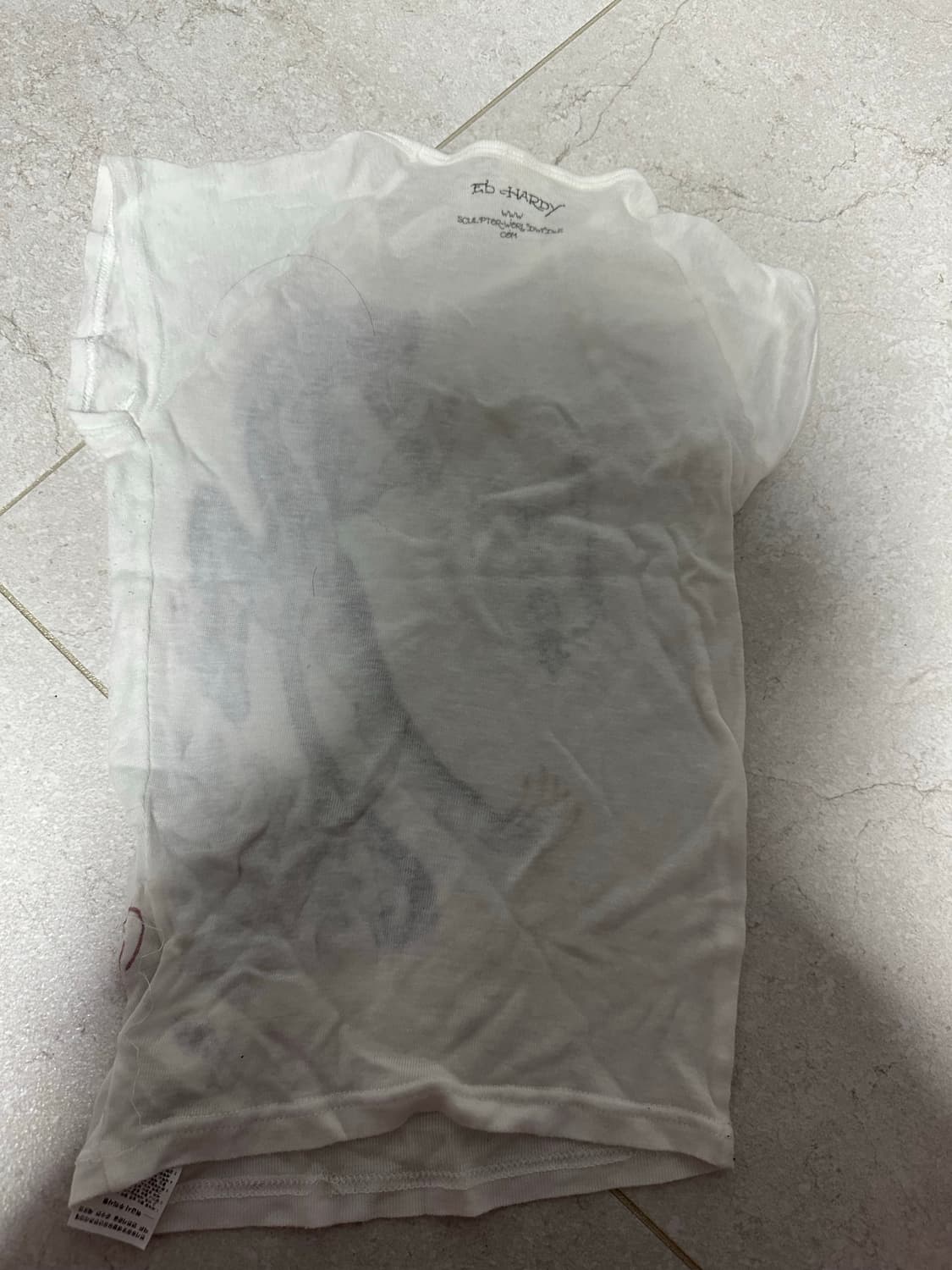 스컬프터 에드하디 반팔 티셔츠 s 상품이미지3