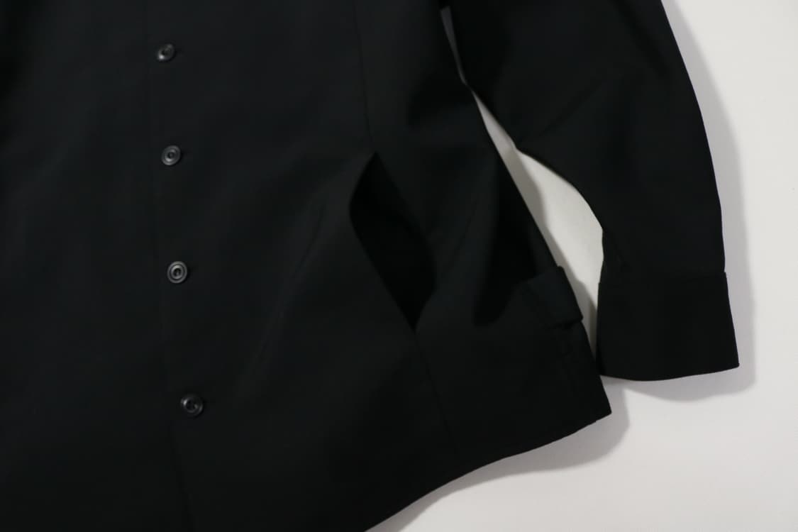 [M] 쿠어 울 오버핏 라인셔츠 자켓 상품이미지3