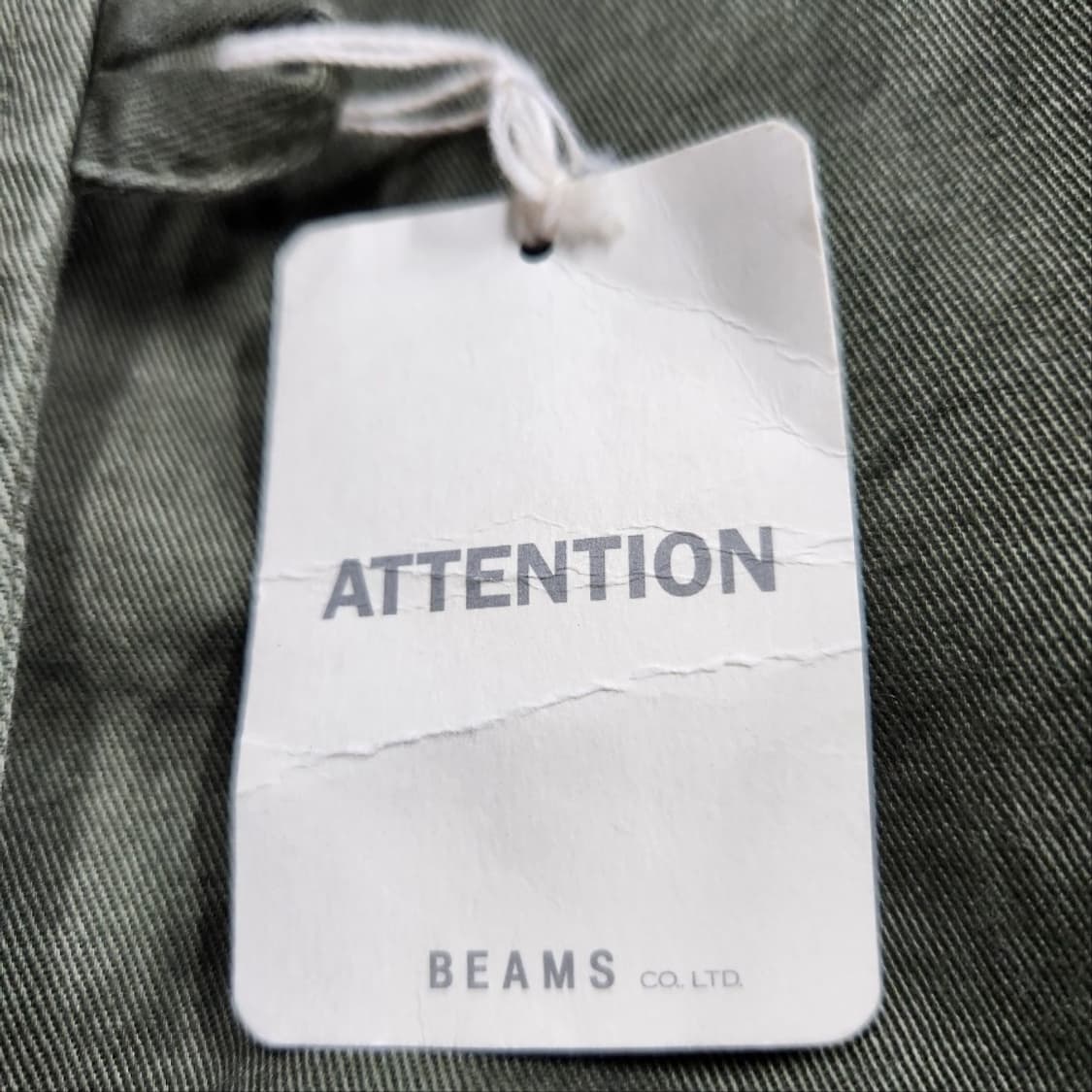 [남L](미사용)빔즈 카키 스윙톱 자켓[Y63-243] 상품이미지9