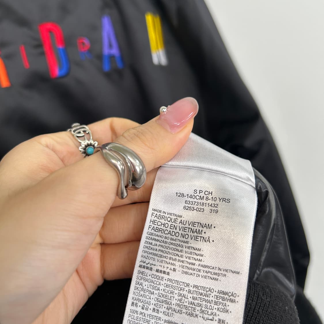 조던 키즈 누빔 패딩 8-10Y 상품이미지3