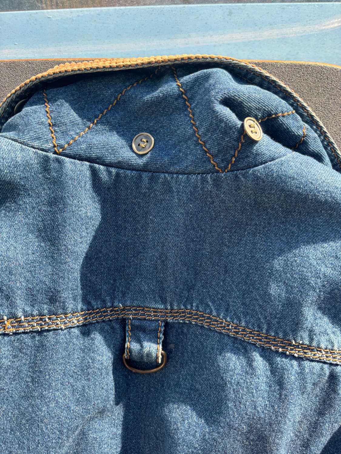 90s 데님 봄버 자켓 L 상품이미지7