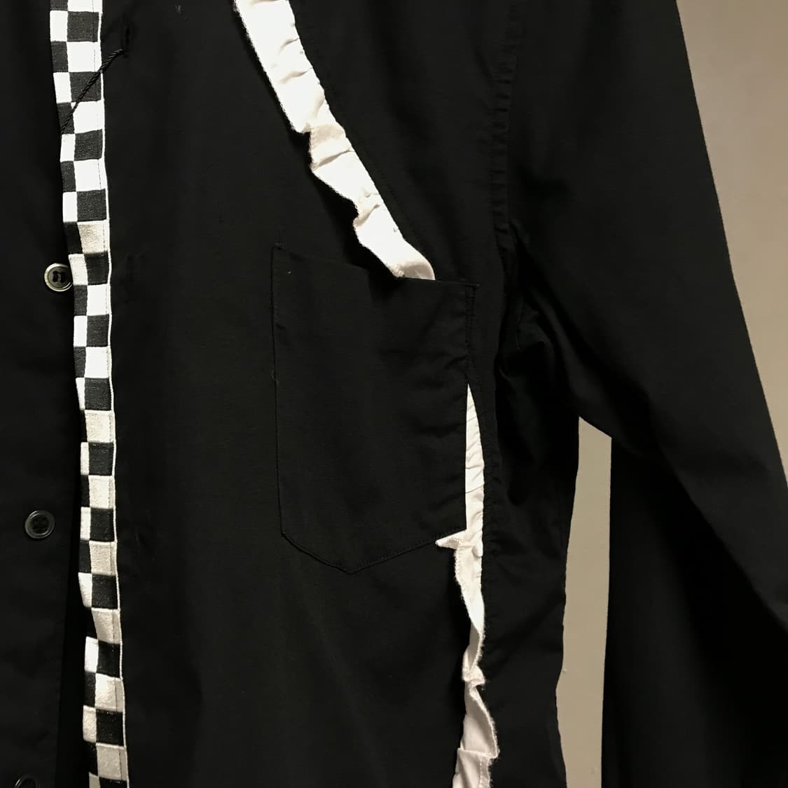 꼼데가르송 블랙 셔츠 S(W) 상품이미지5
