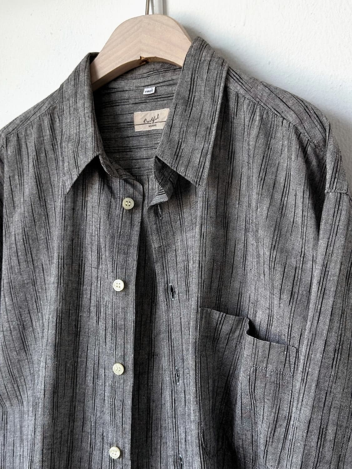Design pattern cotton H/S shirt 상품이미지2
