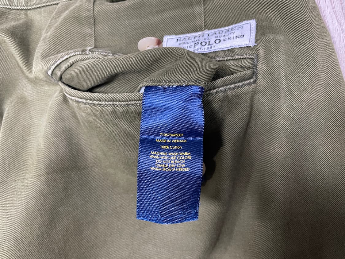 34~35) 폴로 랄프로렌 빈티지 카키 치노팬츠 상품이미지4