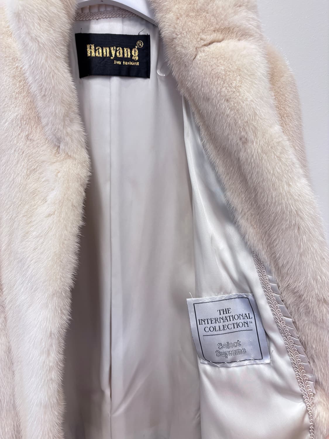 아이보리 밍크 퍼 자켓 상품이미지7