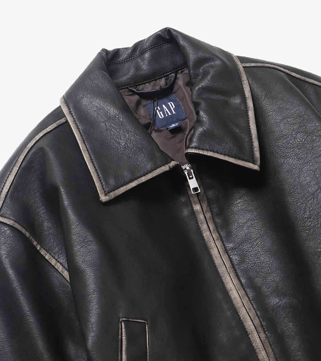 GAP - 24FW LEATHER JACKET 상품이미지3