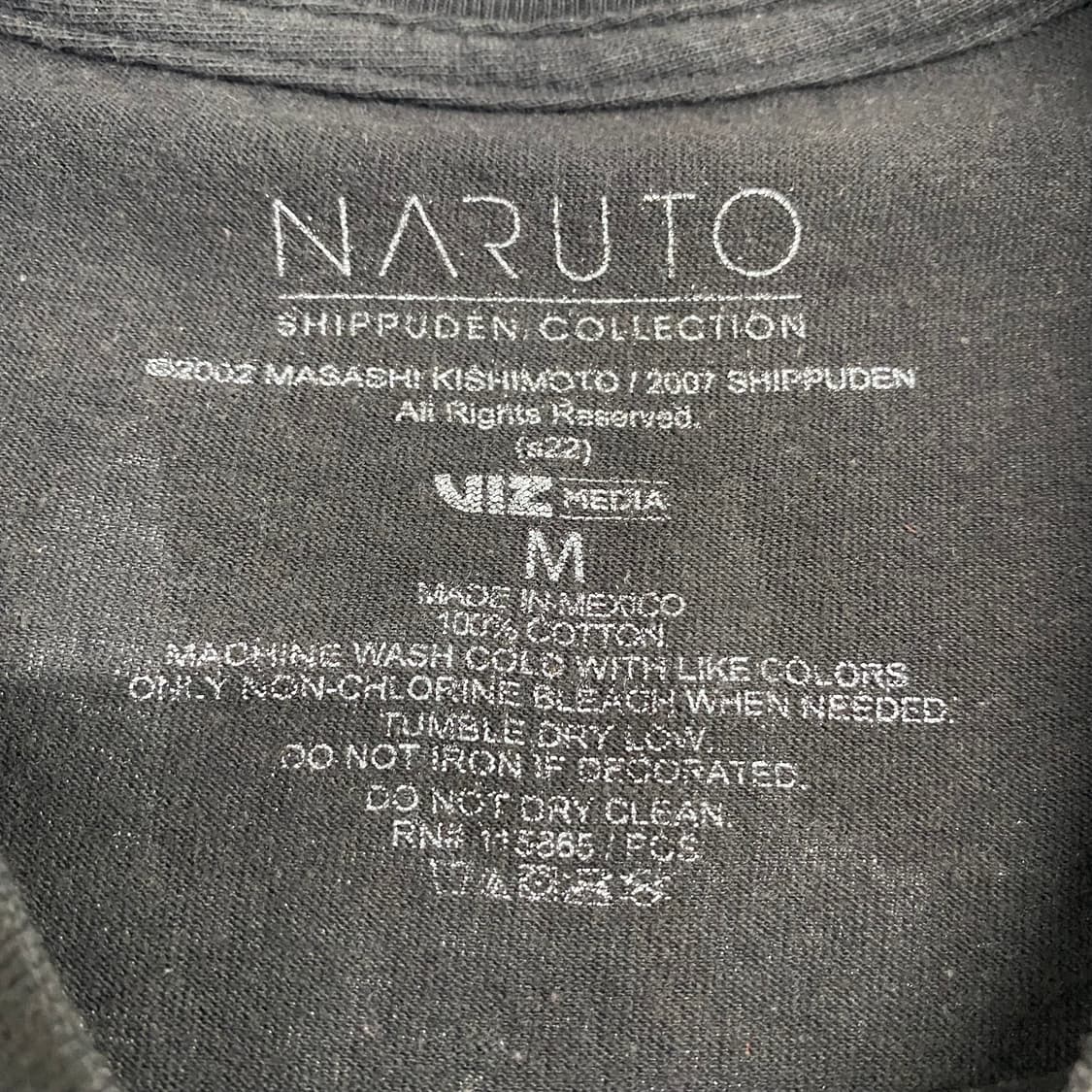 나루토 사스케 오피셜 애니메이션 티셔츠 애니티 상품이미지3