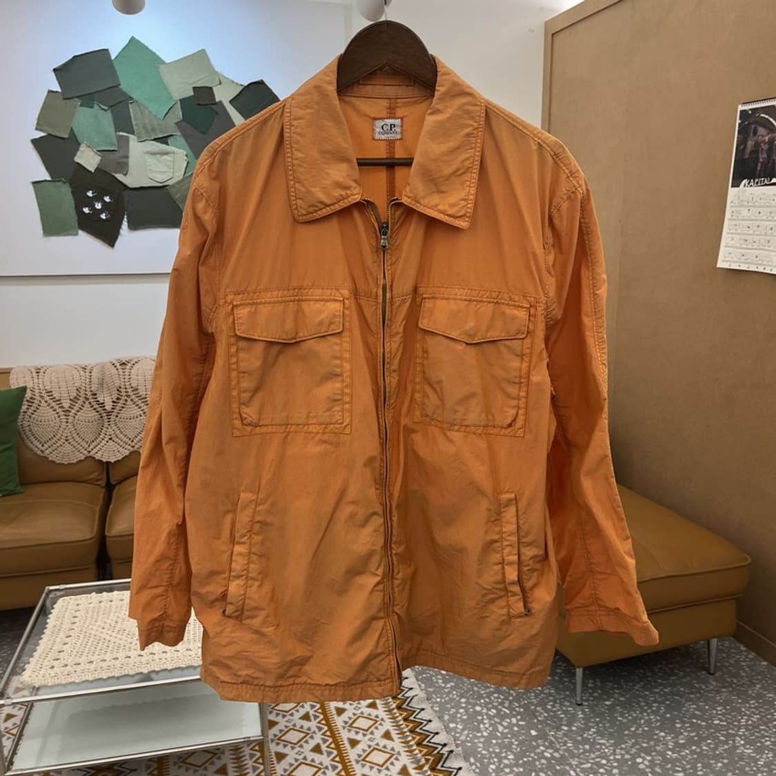 씨피컴퍼니 컨트리 레트로 빈티지 오렌지 워크 자켓 105 C10550 상품이미지3
