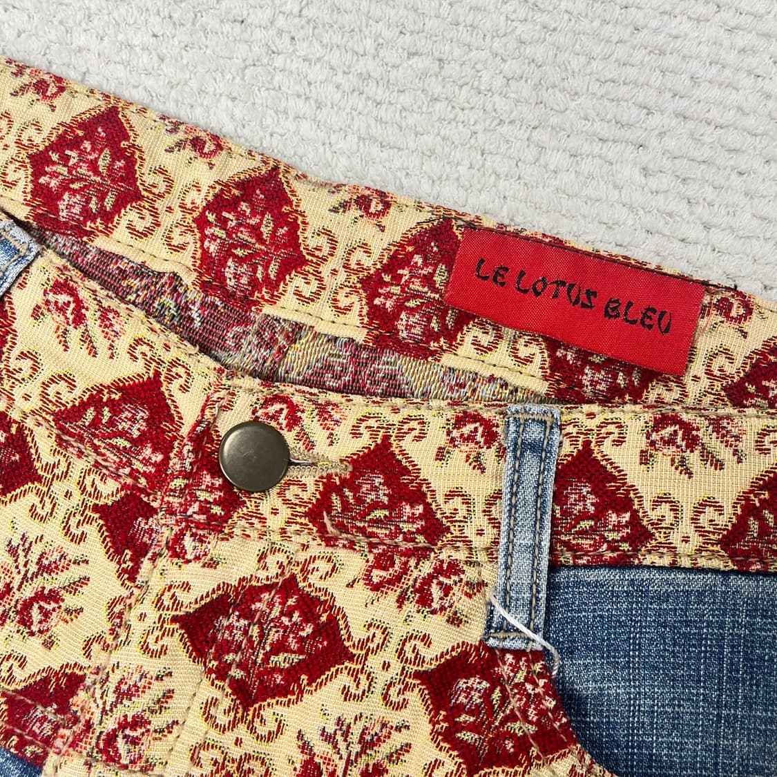 빈티지 워시드 절개 플레어 팬츠  상품이미지7