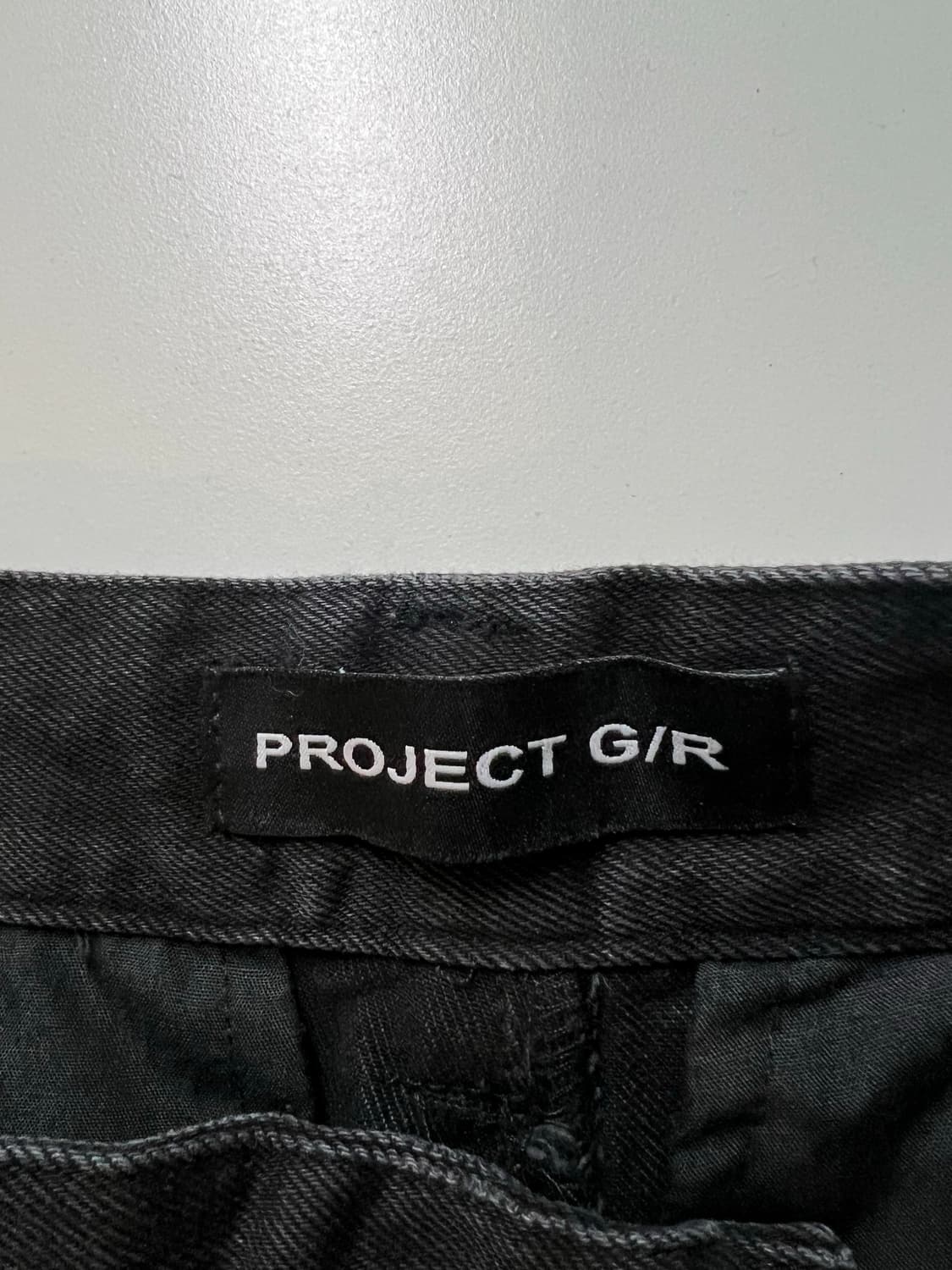 프로젝트G/R 크링클 데님카고 블랙 1 사이즈 상품이미지2