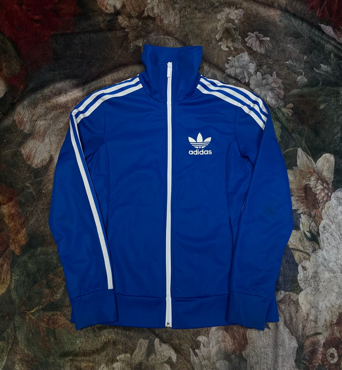 아디다스 빈티지 유로파 삼선 블루바람막이져지 100 상품이미지1