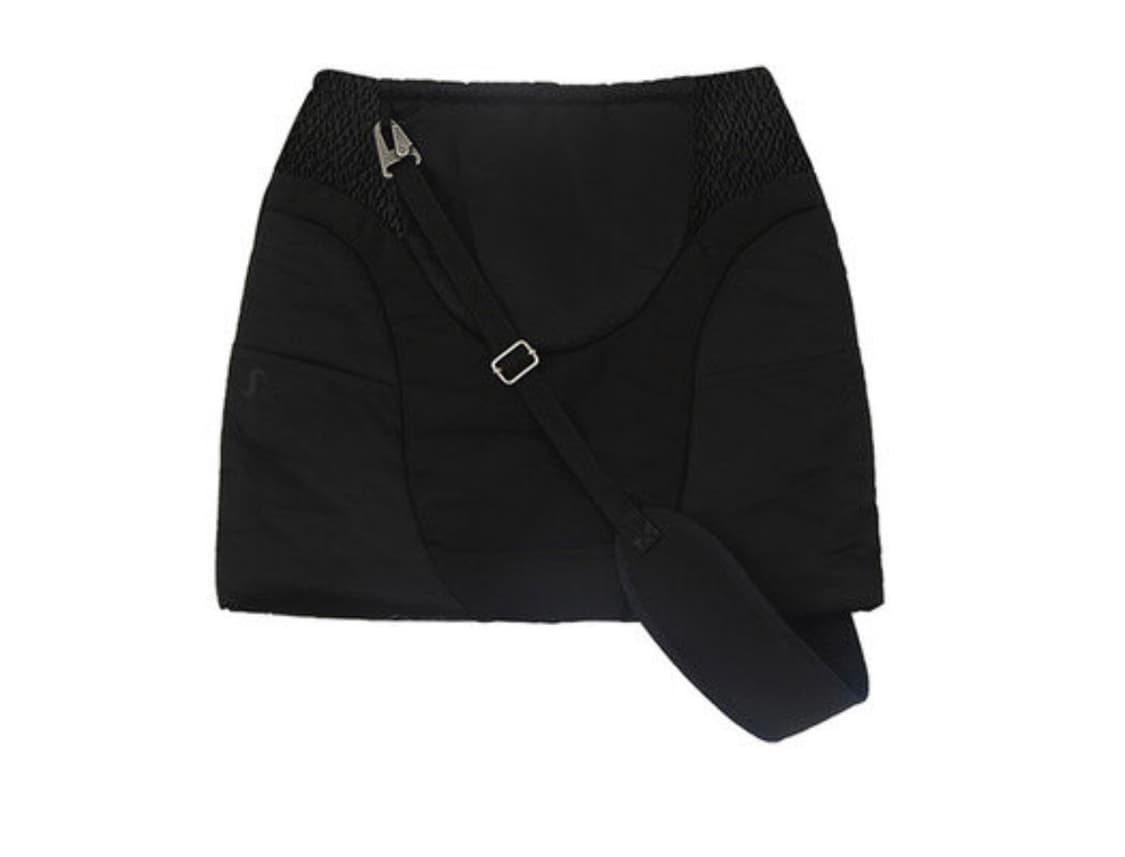 (새상품) 오호스 Padded Cross Bag Skirt / Black 상품이미지2