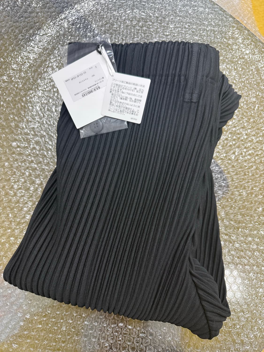 옴므플리세 절개팬츠 2사이즈 HP58JF15315 상품이미지6