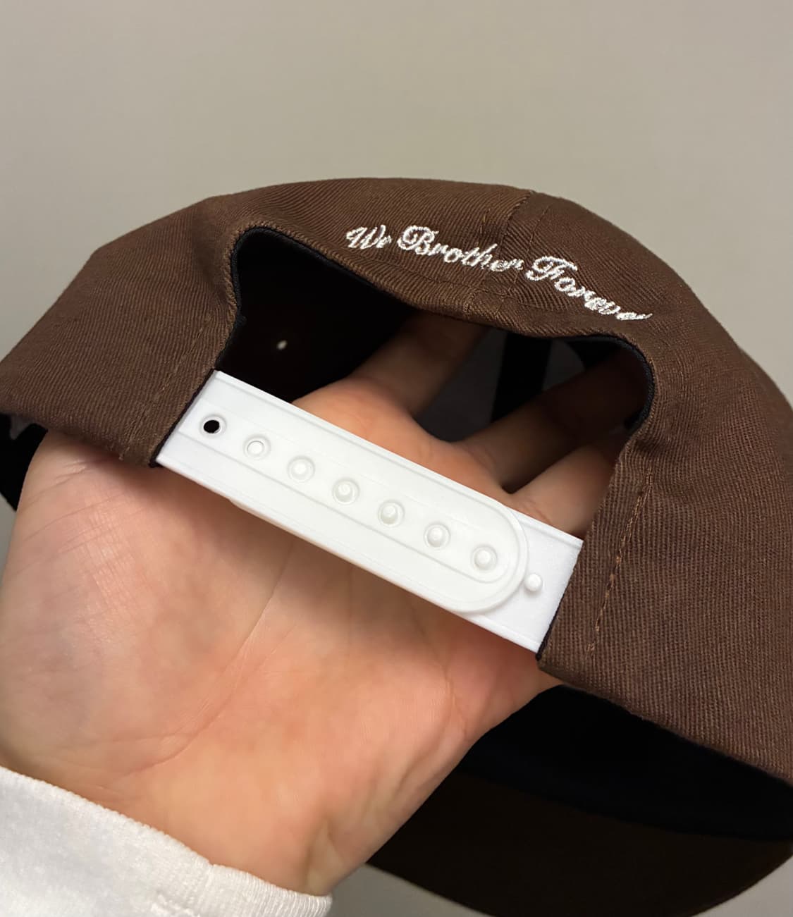 (F)라브로스 LT LB 자수 6패널 볼캡 모자 브라운 상품이미지6