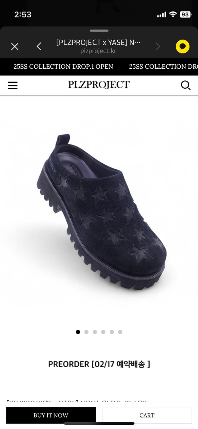 플리즈프로젝트 노바클로그 블랙 230 상품이미지1