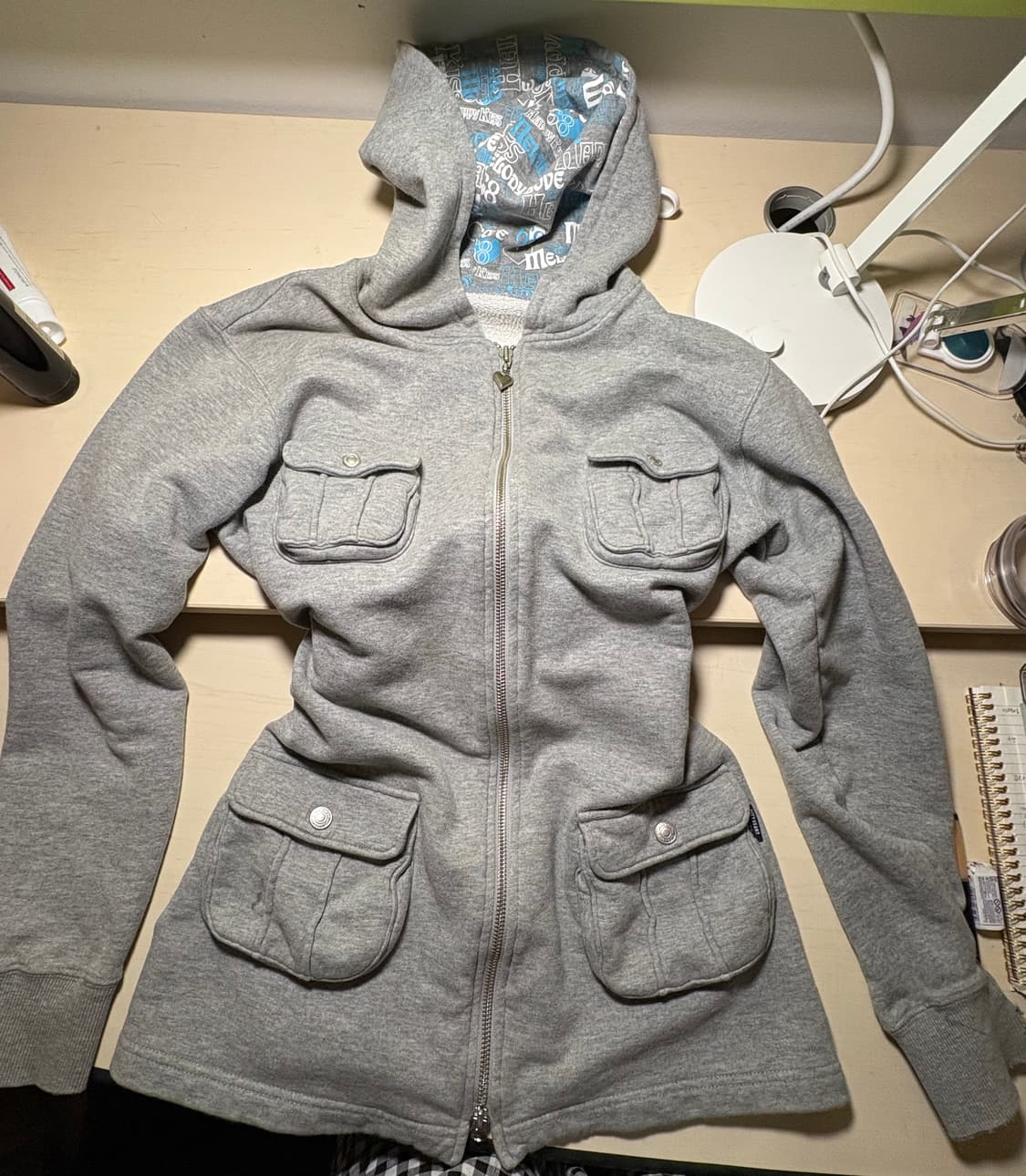 빈티지 후드집업 상품이미지1