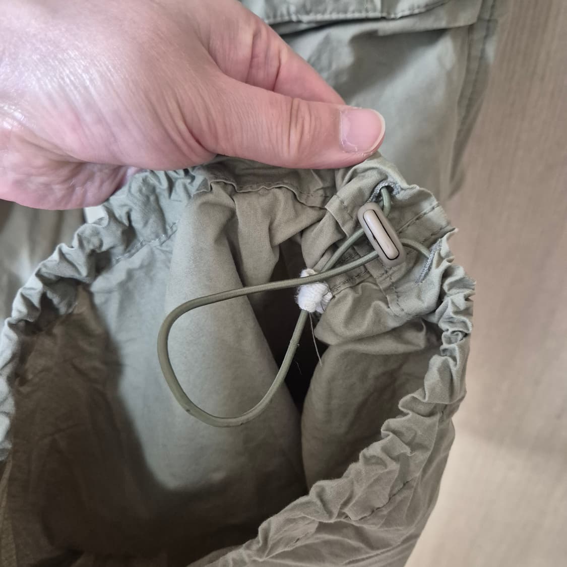 [F] 에즈이프 칼리 asif calie  카고 팬츠 카키 상품이미지4