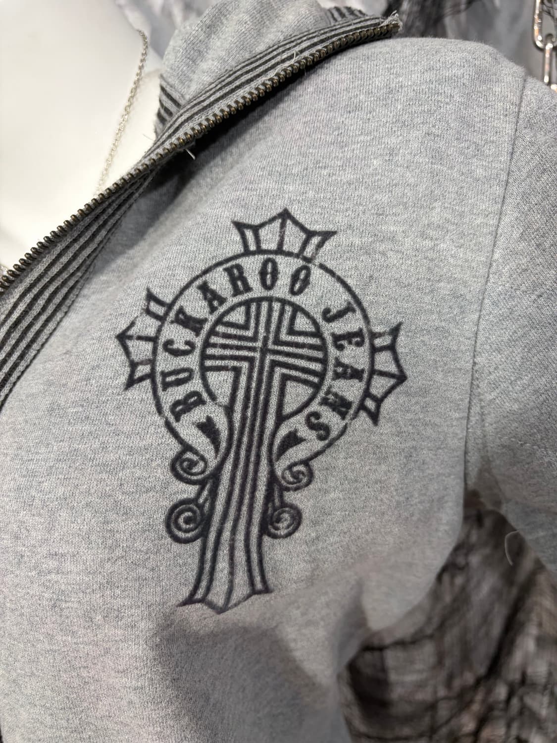 BUCKAROO gray Quilting Hoodie Zip up 상품이미지9