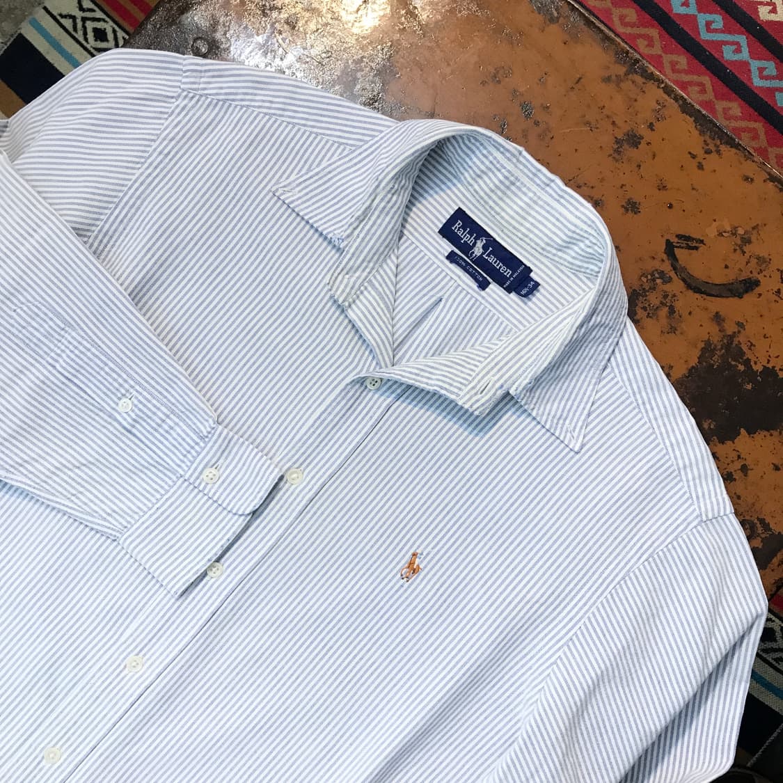 폴로랄프로렌 소라 스트라이프 셔츠 남성 105 110 상품이미지3