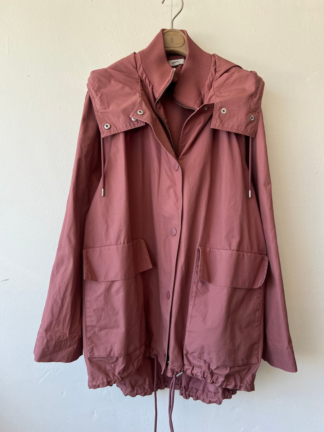 코스 COS 여성 더스티핑크 사파리후드점퍼 바람막이점퍼 상품이미지2