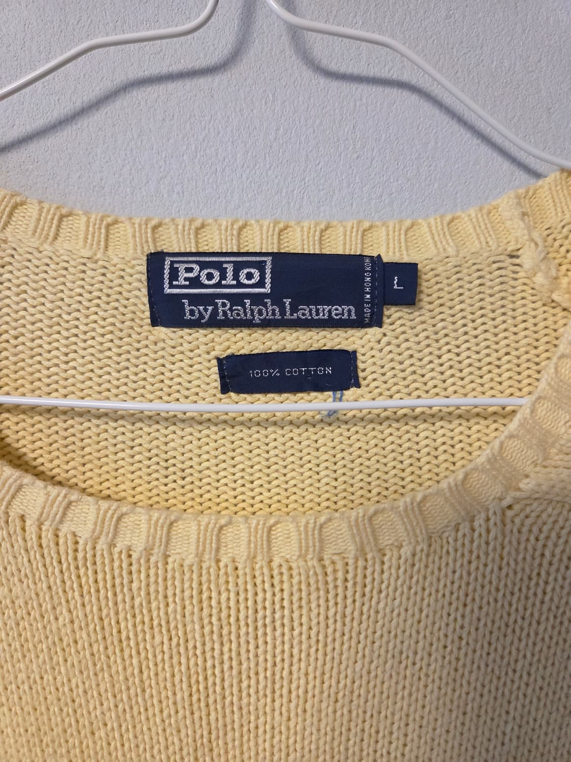 폴로 니트 티셔츠 옐로우컬러 상품이미지3