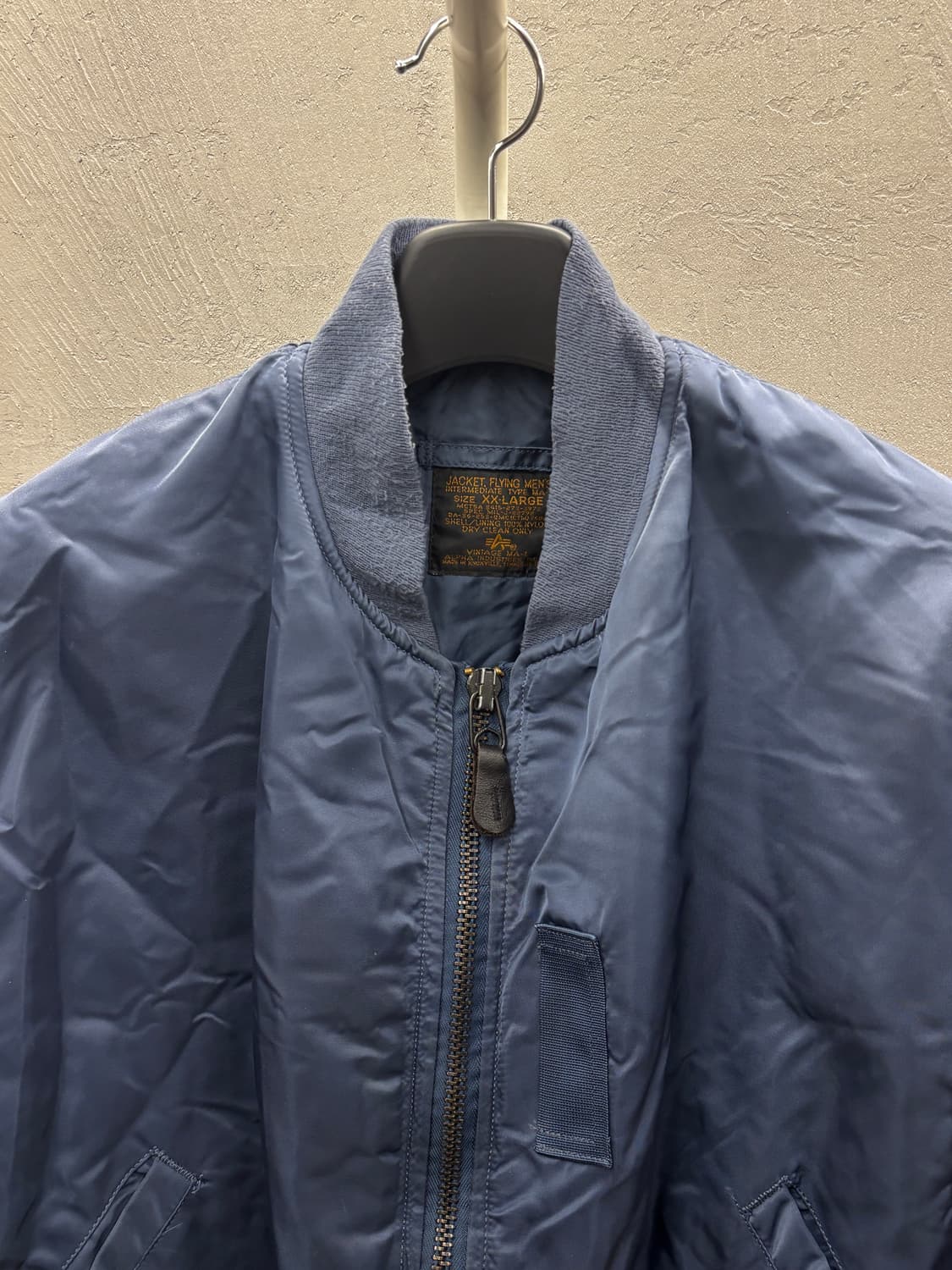 알파인더스트리 MA-1 네이비 XXL 항공점퍼 상품이미지3