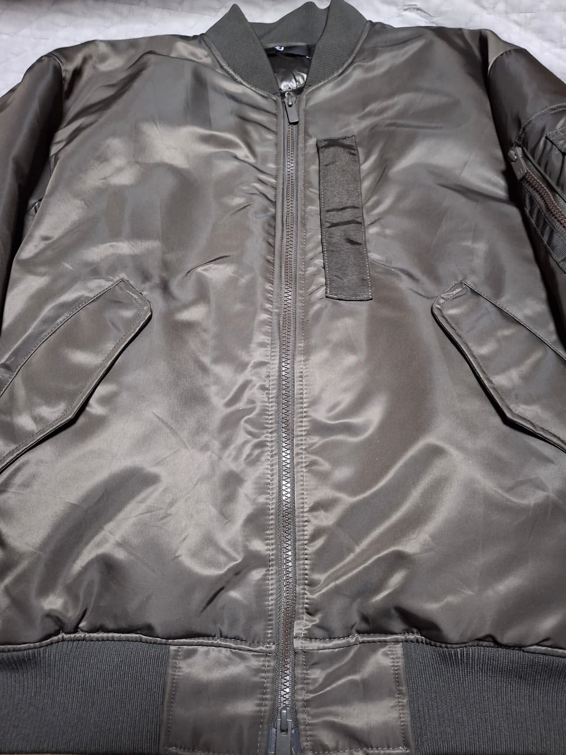 유니클로 질샌더 ma1 다운 자켓 그레이 2021 상품이미지3