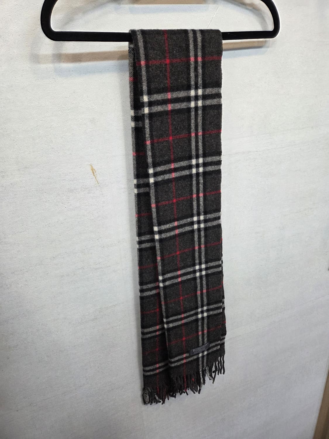 버버리 울 체크 목도리 대략 152cm 상품이미지4