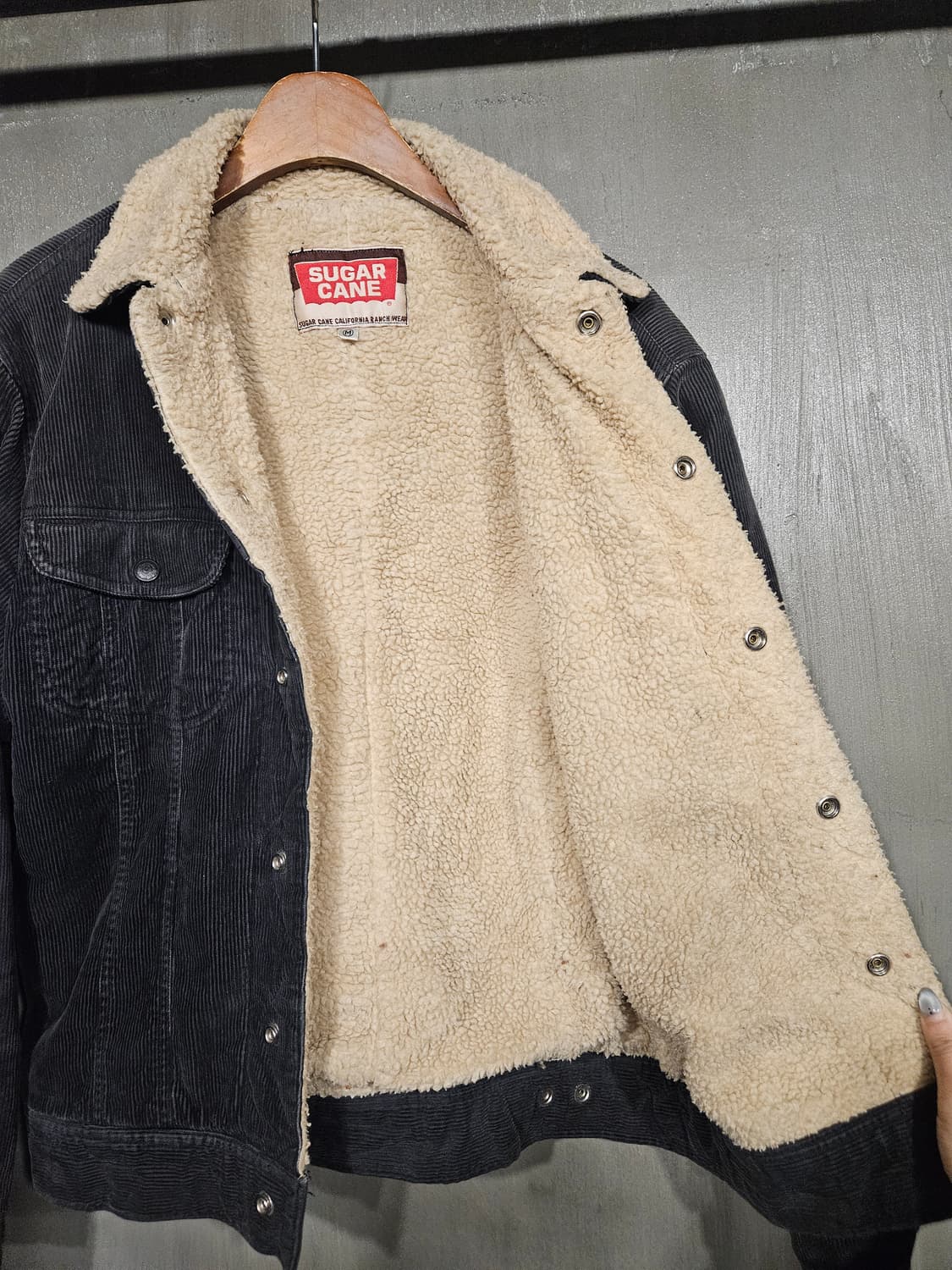 슈가케인 코듀로이 쉐르파 트러커 자켓 상품이미지6