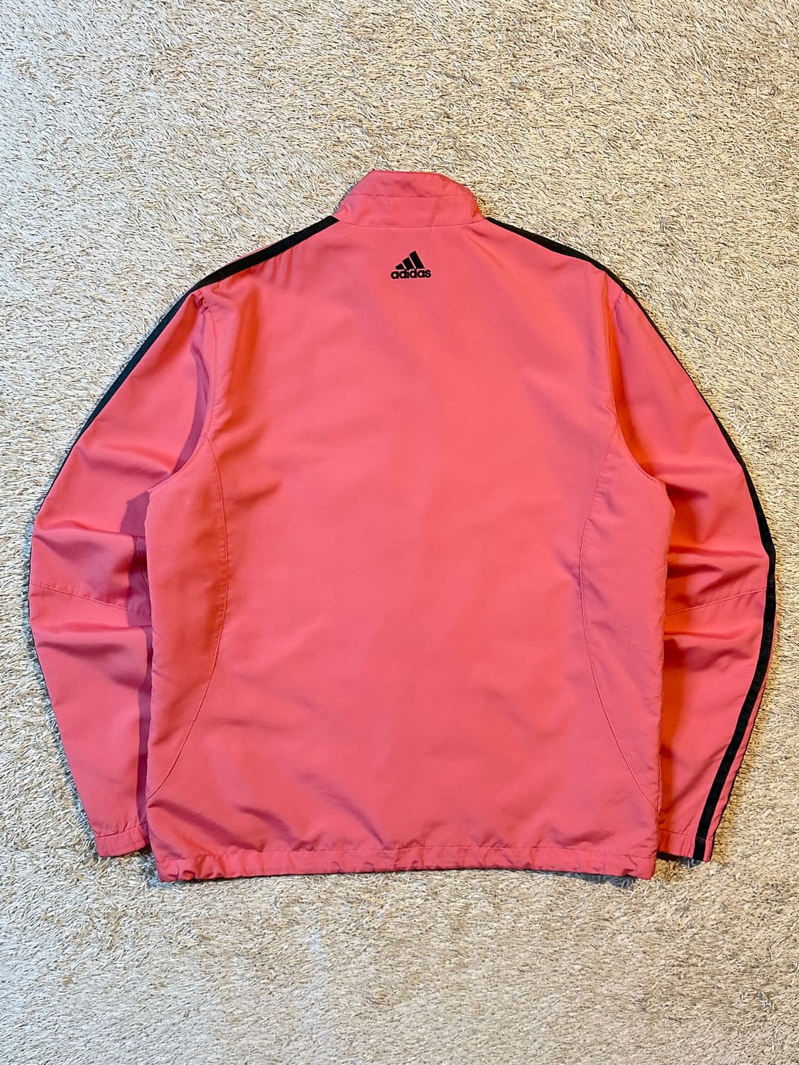 아디다스 ADIDAS 올드스쿨 삼각로고 바람막이 자켓 핑크 상품이미지3