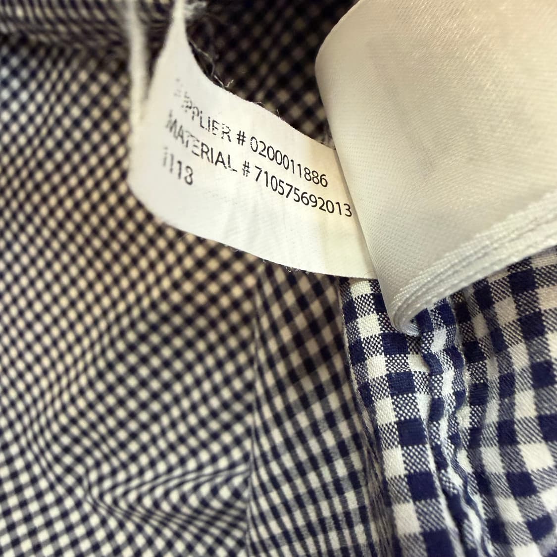 랄프로렌 클래식핏 깅엄체크 셔츠 상품이미지5